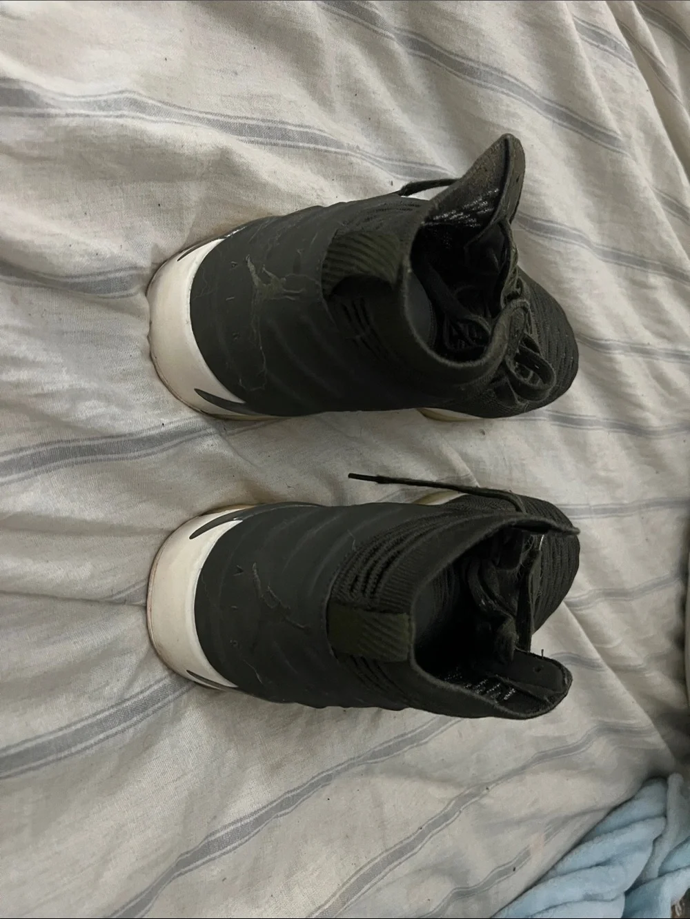 Green Jordan Knit High-Top Sneakers